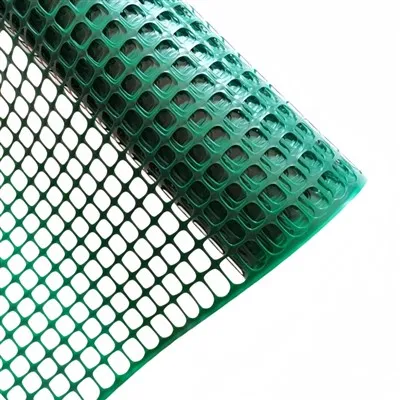 Green Plastic Square Mesh